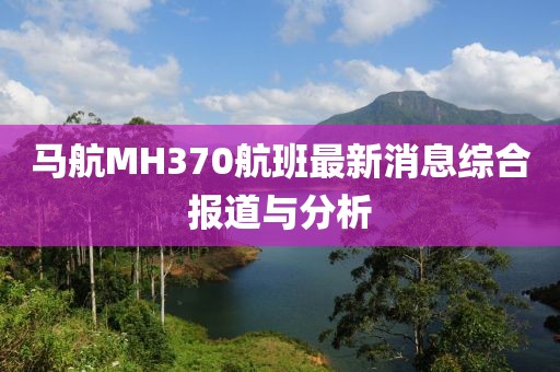 马航MH370航班最新消息综合报道与分析