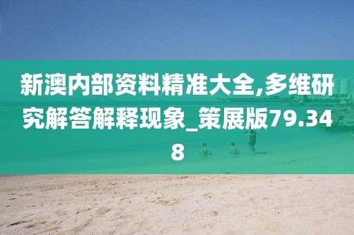 新澳内部资料精准大全,多维研究解答解释现象_策展版79.348