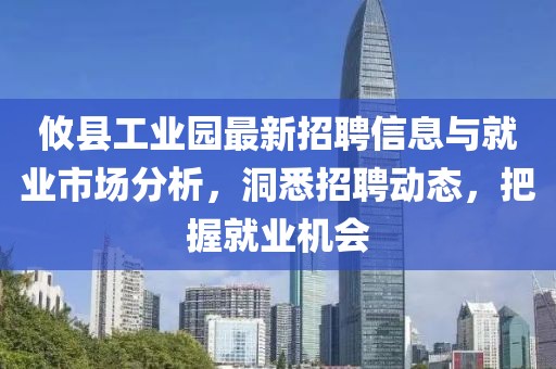 攸县工业园最新招聘信息与就业市场分析，洞悉招聘动态，把握就业机会
