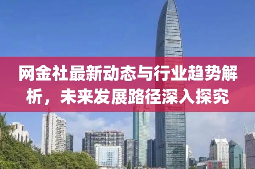 网金社最新动态与行业趋势解析，未来发展路径深入探究