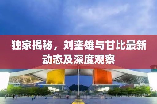 独家揭秘，刘銮雄与甘比最新动态及深度观察