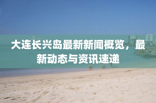 大连长兴岛最新新闻概览，最新动态与资讯速递