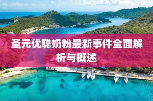 圣元优聪奶粉最新事件全面解析与概述