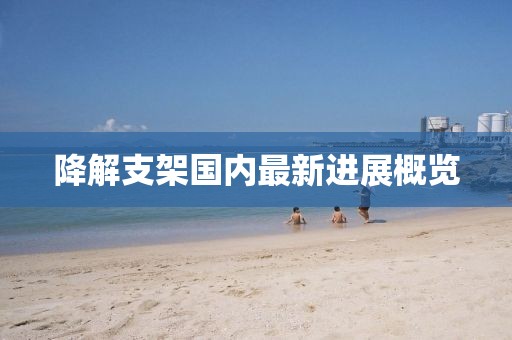 降解支架国内最新进展概览