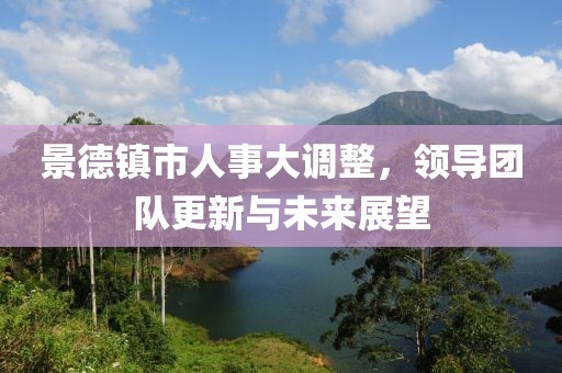 景德镇市人事大调整，领导团队更新与未来展望