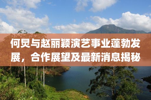 何炅与赵丽颖演艺事业蓬勃发展，合作展望及最新消息揭秘