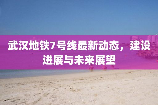 武汉地铁7号线最新动态，建设进展与未来展望