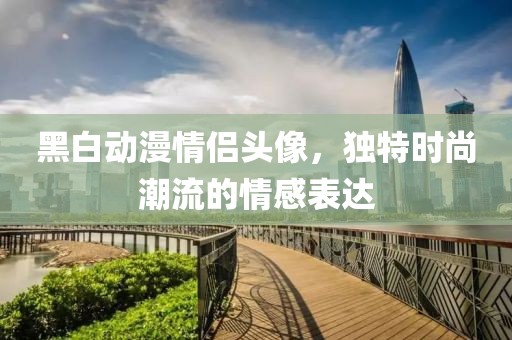 黑白动漫情侣头像，独特时尚潮流的情感表达