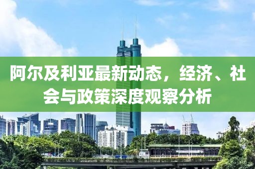 阿尔及利亚最新动态，经济、社会与政策深度观察分析