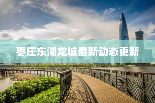 枣庄东湖龙城最新动态更新