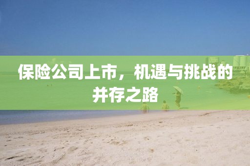 保险公司上市，机遇与挑战的并存之路