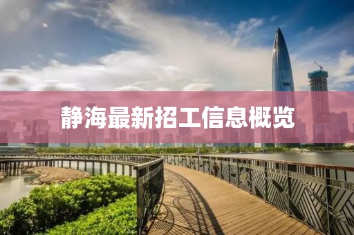 静海最新招工信息概览