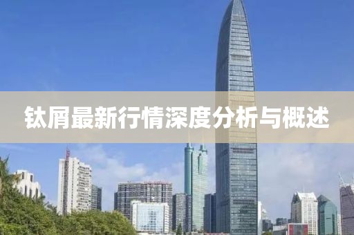 钛屑最新行情深度分析与概述