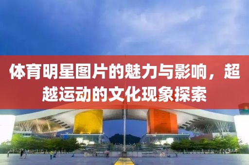 体育明星图片的魅力与影响，超越运动的文化现象探索