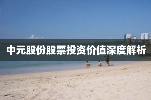 中元股份股票投资价值深度解析
