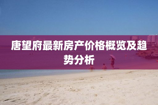 唐望府最新房产价格概览及趋势分析