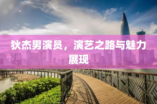 狄杰男演员，演艺之路与魅力展现