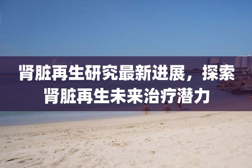 肾脏再生研究最新进展，探索肾脏再生未来治疗潜力