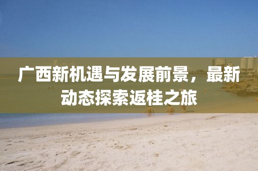 广西新机遇与发展前景，最新动态探索返桂之旅