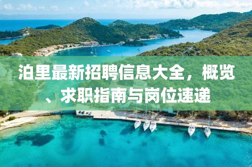 泊里最新招聘信息大全，概览、求职指南与岗位速递