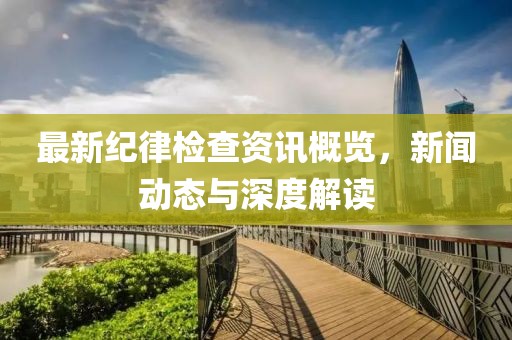 最新纪律检查资讯概览，新闻动态与深度解读