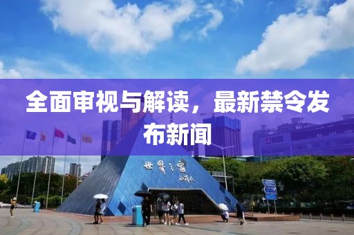 全面审视与解读，最新禁令发布新闻