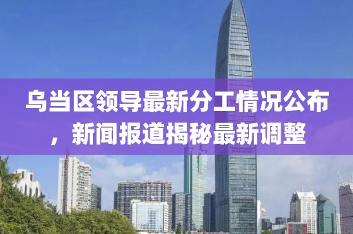 乌当区领导最新分工情况公布，新闻报道揭秘最新调整