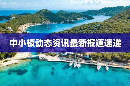 中小板动态资讯最新报道速递