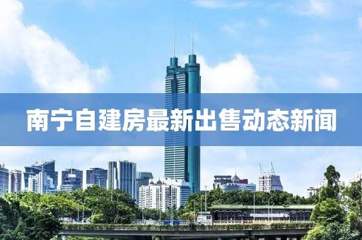 南宁自建房最新出售动态新闻