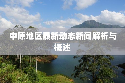 中原地区最新动态新闻解析与概述