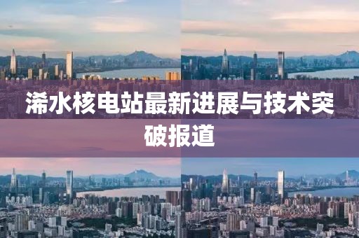 浠水核电站最新进展与技术突破报道