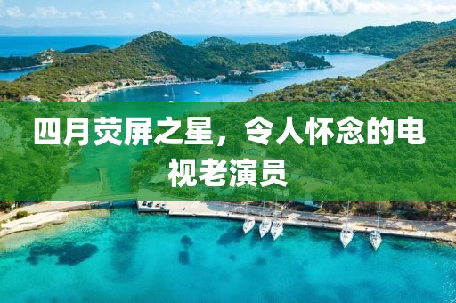 四月荧屏之星，令人怀念的电视老演员