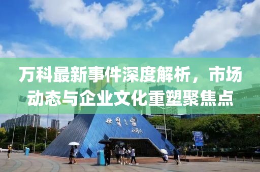 万科最新事件深度解析，市场动态与企业文化重塑聚焦点