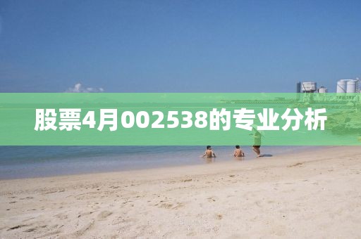 股票4月002538的专业分析