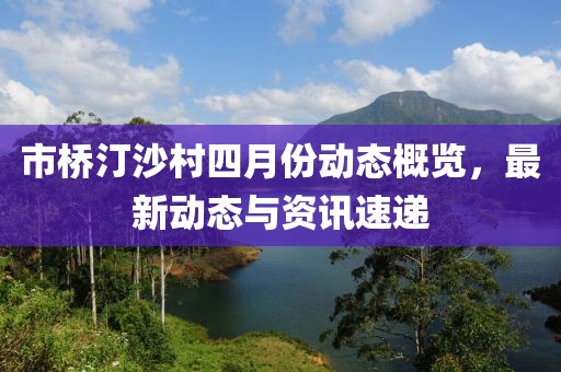 市桥汀沙村四月份动态概览，最新动态与资讯速递