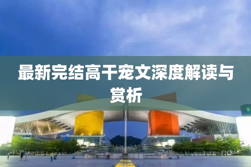 最新完结高干宠文深度解读与赏析