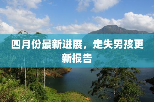 四月份最新进展，走失男孩更新报告