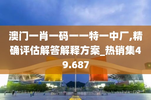 澳门一肖一码一一特一中厂,精确评估解答解释方案_热销集49.687