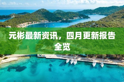 元彬最新资讯，四月更新报告全览