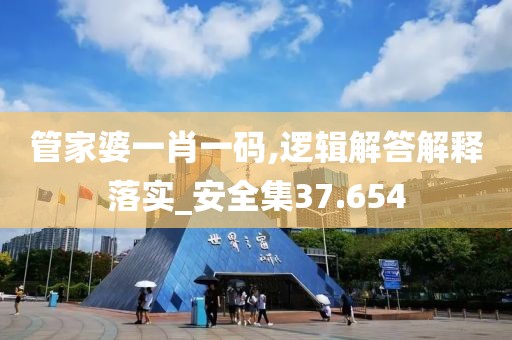 管家婆一肖一码,逻辑解答解释落实_安全集37.654