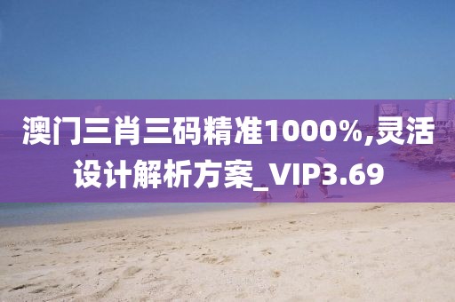 澳门三肖三码精准1000%,灵活设计解析方案_VIP3.69