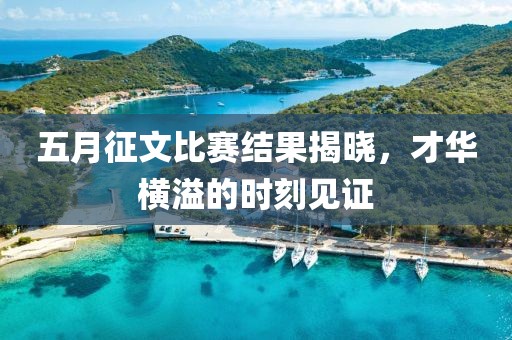 五月征文比赛结果揭晓，才华横溢的时刻见证