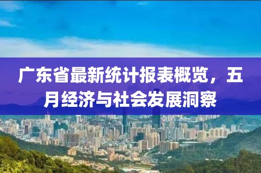 广东省最新统计报表概览，五月经济与社会发展洞察