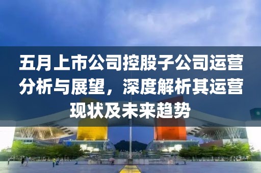 五月上市公司控股子公司运营分析与展望，深度解析其运营现状及未来趋势