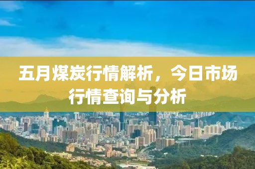 五月煤炭行情解析，今日市场行情查询与分析