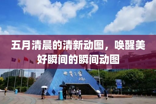 五月清晨的清新动图，唤醒美好瞬间的瞬间动图