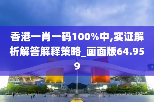 香港一肖一码100%中,实证解析解答解释策略_画面版64.959