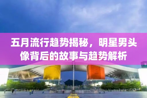 五月流行趋势揭秘，明星男头像背后的故事与趋势解析