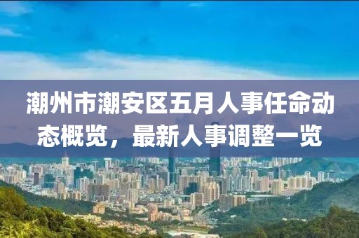 潮州市潮安区五月人事任命动态概览，最新人事调整一览
