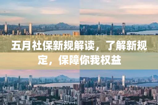 五月社保新规解读，了解新规定，保障你我权益